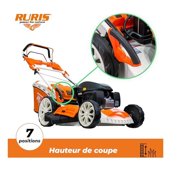 Autre vue : Tondeuse thermique Ruris RX444S