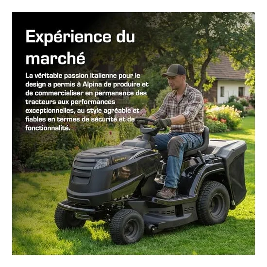 Autre vue : Tracteur tondeuse Alpina AT4 84 A