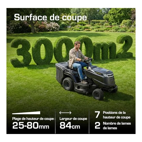Autre vue : Tracteur tondeuse Alpina AT4 84 A