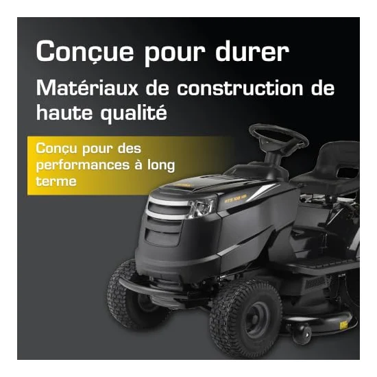 Autre vue : Tracteur tondeuse Alpina AT3 108 HA