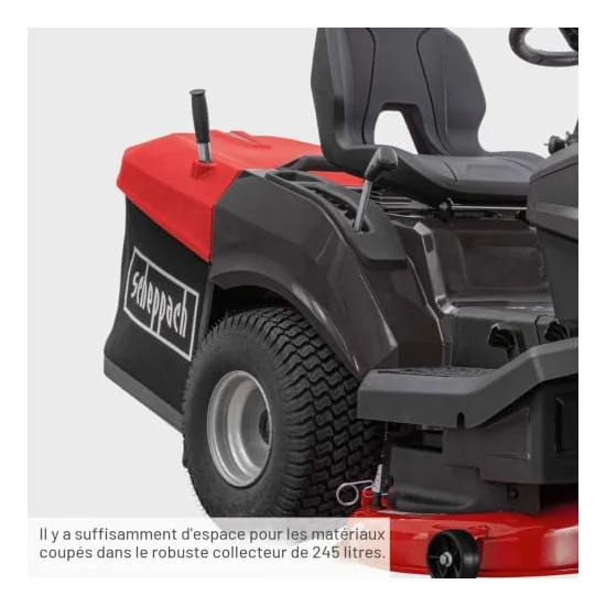 Autre vue : Tracteur tondeuse Scheppach TMR452-98H-RD